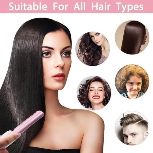 Wireless Hair Styling Comb Magic – Versatile Electric Mini Straightener for Straightening - Rechargeable Hair Straightener - Innovative Comb Design for Household Hair Regeneration